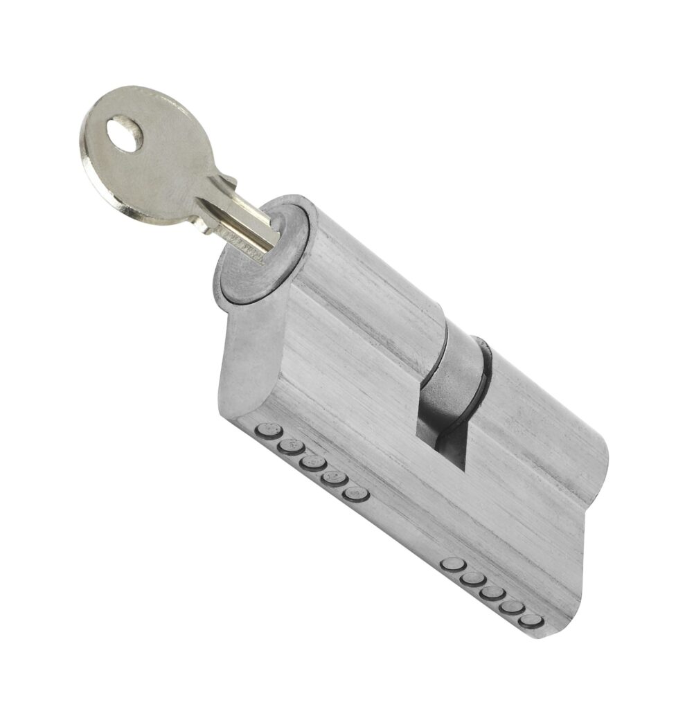padlock with key isolated